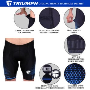 Gel Padded Ultra Cycling Shorts for Men Long Distance Cycling Riding Padded Half Pant