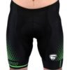 Mens Gel Tech Padded Cycling Shorts Ultra Cycling Half Tights Black Green